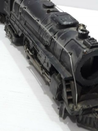 Vintage Lionel 726 RR Locomotive & 2046W Tender parts as - is 6