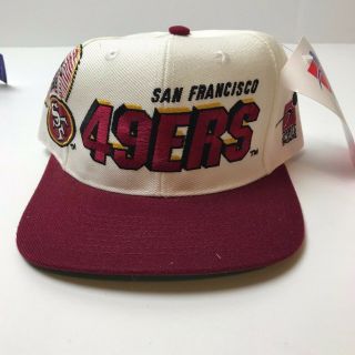 Vintage San Fransisco 49ers Sports Specialties Shadow Snapback Hat 90s