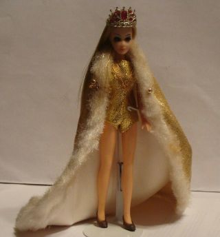 Topper Beauty Pageant Dawn With Hard To Find Gold Cape