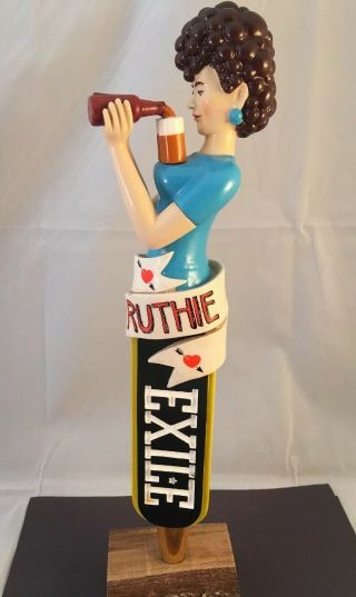 Exile Brewing Ruthie Beer Tap Handle Ultra Rare Figural Girl Beer Tap Handle