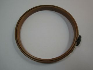 Vintage Queen Wood Embroidery Hoop With Felt,  Tension Wheel 5 1/4 