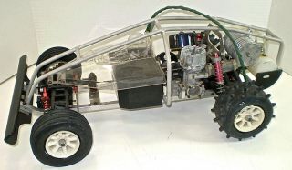 Vintage Kyosho 1/8 Impacta Vanning Land Jump Las Vegas Rc Buggy Nitro