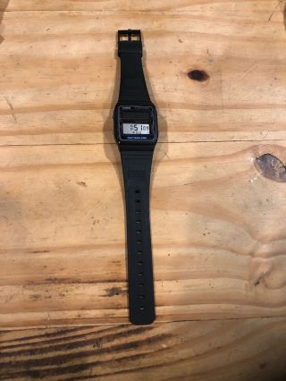 Vintage Rare 80’s Casio Fb 90w Digital Solar Batteryless Chrono Watch Vguc