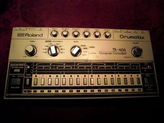 Roland Tr - 606 Drumatix Analog Drum Machine Synthesizer 80 
