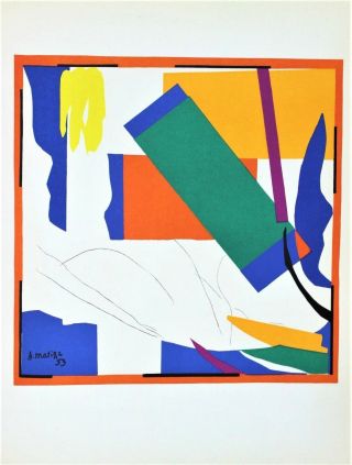 Henri Matisse Lithograph Souvenir D 