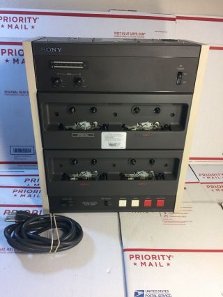 Vintage Sony Ccp - 1300 Audio Cassette Duplicator High Speed
