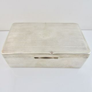 Antique Sterling Silver Trinket Box - W G Sothers Ltd - Hallmarked 1924