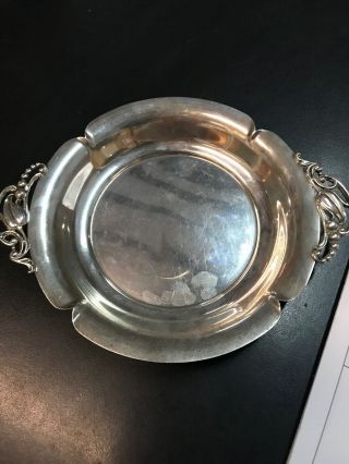 Sterling Silver 8 Inches Dish 11158 Plate.  Weight Is 6 Ounces.