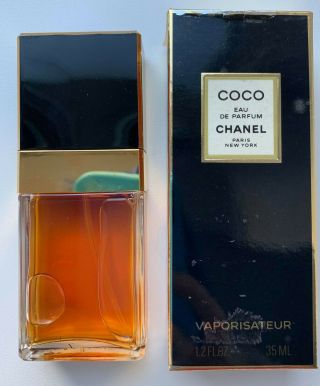 Chanel Coco 35 Ml Eau De Parfum Spray 1.  2 Fl Oz Vintage