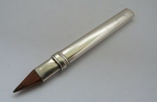 1890s - Solid Silver - Sampson Mordan - Carpenters Pencil Holder