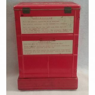 Vintage Coca - Cola Soda Dispensing Coin Bank 3