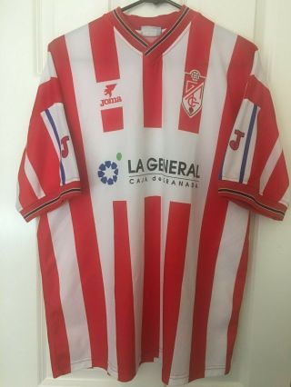 Vintage Granada Fc Home Shirt 2001/2002/2003 Joma Soccer Jersey Granada Spain