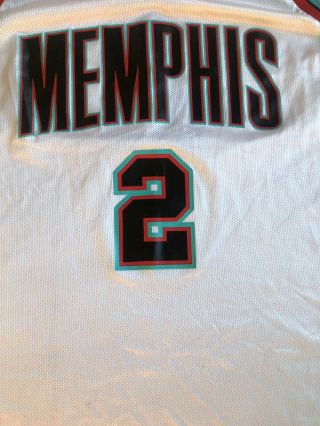 Rare Vintage Champion NBA Memphis Grizzlies Jason Williams Basketball Jersey 4