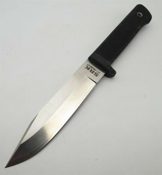 Vtg Cold Steel Japan Hunting / Survival Knife Damascus Steel Srk Vg - 1 San Mai