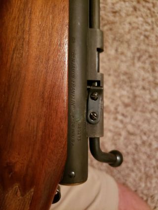 VINTAGE 1980 ' s Benjamin Franklin Model 340 Pump Pellet Rifle USA 6