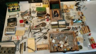 Vintage Watchmaker Tools And Parts