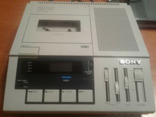 Vintage Sony BM - 147 Four Track Transcription Transcriber W/ Foot control 2