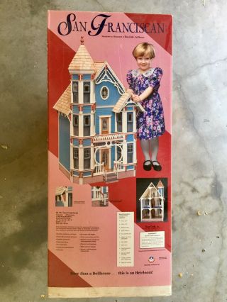 Vintage 1994 Dura - Craft San Franciscan Dollhouse Sf 555 Kit.