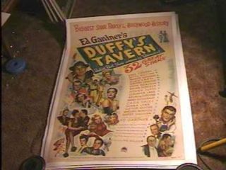 Duffys Tavern Orig Movie Poster 