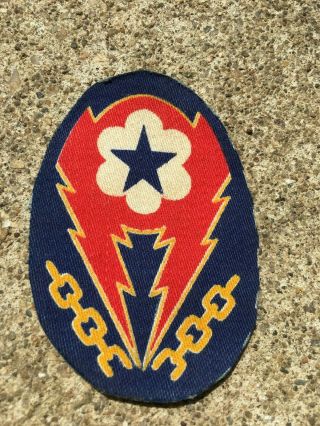 Variant Ww2 Us Army Eto Communications Zone British Made Printed Patch