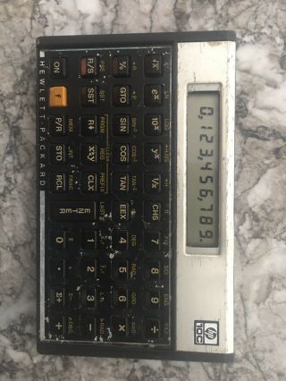 Vintage hp scientific calculator 7
