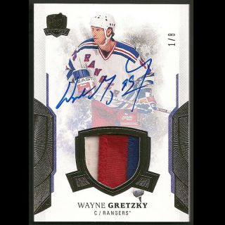 2017 - 18 The Cup 58 Wayne Gretzky Patch Auto Autograph 1/8 = 1/1 Rare & Beauty