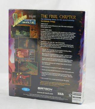 Vintage Big Box PC - Sirtech Realms of Arkania III Shadows Over Riva 2
