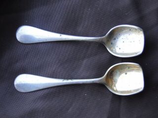 Salt Spoon,  Sterling Slver,  Spade For Powders,  Italian 1900 Marked,  800 Silver