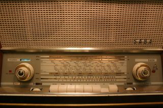 SABA WILDBAD 11,  german vintage tube radio,  built 1960,  restored 6