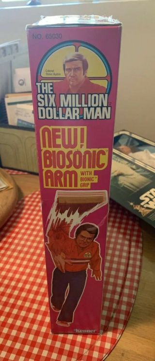 RARE 3rd issue Vintage Six Million Dollar Man with Biosonic Arm 8