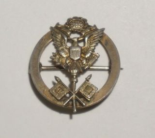 Us Army Signal Corps Sweetheart Homefront Pin Wwii Vintage Sterling Silver M3329