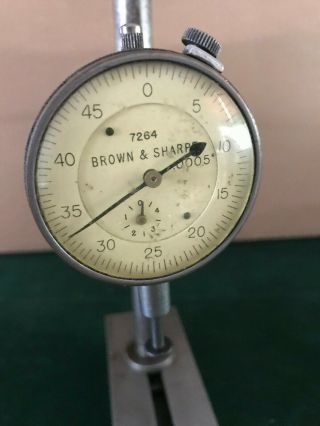 Vintage Brown & Sharpe No.  730,  Surface Gage & Indicator,  Machinists,  USA 2