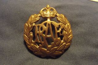 Ww Ii/pre Ww Ii Canadian Brass Cap Badge To The Royal Canadian Air Force