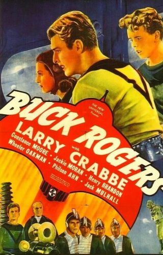 Vintage Movie 16mm Buck Rogers Feature 1939 Film Adventure Drama Sci - Fi