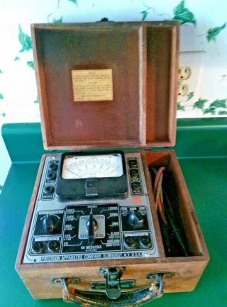 Vintage Precision Apparatus Co.  Meter Tester Series 856 Leads
