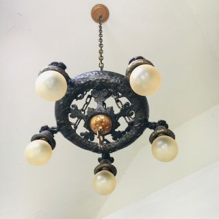Antique Vintage Classical Revival Chandelier Pendant Light