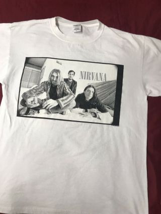 Rare 1996 Vintage Anvil Kurt Cobain Nirvana T Shirt 90 