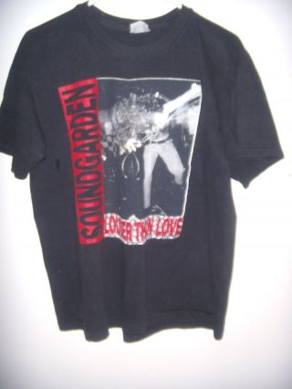 Vintage Actual Grunge Era 80s Soundgarden Louder Than Love T - Shirt Xl