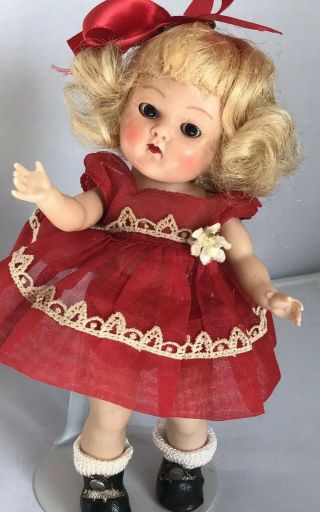 BEAUTY Vintage Vogue Ginny 1953 Kay 23 Red ORGANDY 6
