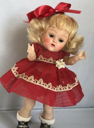 BEAUTY Vintage Vogue Ginny 1953 Kay 23 Red ORGANDY 7