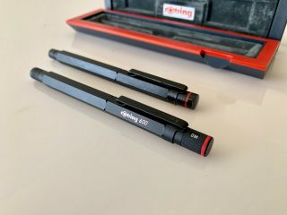 2 Vintage Rotring 600 Fountain Pens