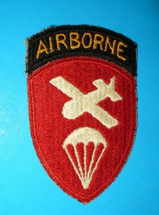 Ww2 Military Us Shoulder Patch Insignia Airborne Command Vintage Wwii Parachute
