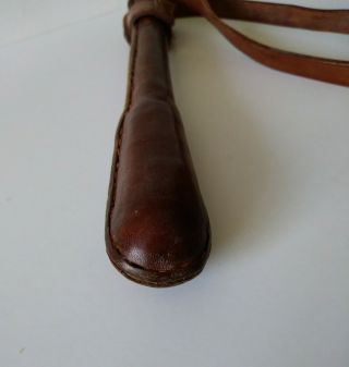 VINTAGE 1940 ' S POLICE LEATHER STICHED SLAPJACK BILLY CLUB 5
