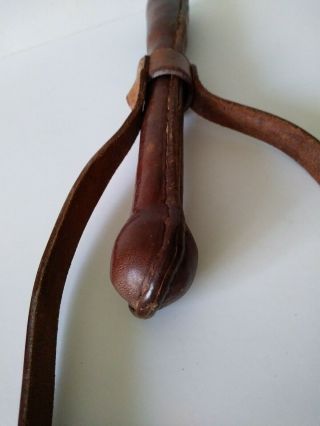 VINTAGE 1940 ' S POLICE LEATHER STICHED SLAPJACK BILLY CLUB 7