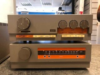 RARE Vintage Quad 33 Pre amp/FM 3 Tuner/ 303 power amp including interconnects 2