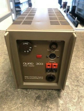 RARE Vintage Quad 33 Pre amp/FM 3 Tuner/ 303 power amp including interconnects 3