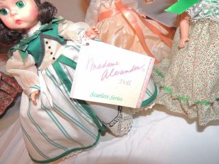 10 VINTAGE MADAME ALEXANDER GONE WITH THE WIND 8 