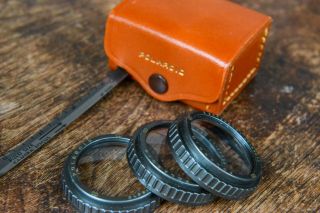 Polaroid Camera 110B W/ Vintage Accessories And Case 8