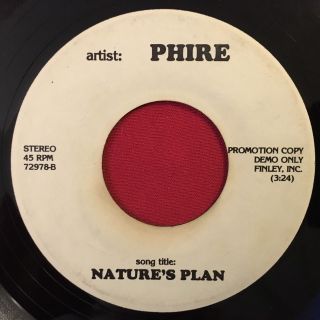 PHIRE - THE NAME IS PHIRE / - RARE MODERN SOUL FUNK 45 - PRIVATE PRESS PROMO 2