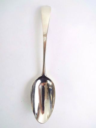 Long Antique Spoon Solid Sterling Silver Old English Pattern London 1787